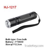 CREE LED aluminium camping flashlight torch HJ1217