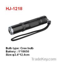 CREE LED aluminium camping flashlight torch HJ1218
