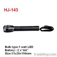 Sell HJ-143 1watt leds Aluminum diving led flashlights