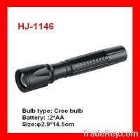 Sell HJ-1146 CREE leds Aluminum cree flash light