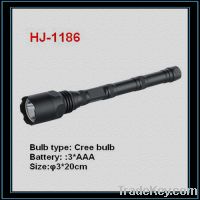 Sell HJ-1186 CREE leds Aluminum flashlight