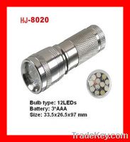 12LED aluminum camping flashlight HJ-8020