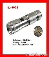 14LED aluminum flashlight HJ-8038