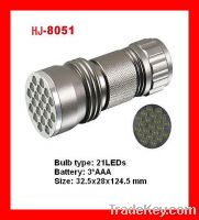 21LED aluminum flashlight HJ-8051