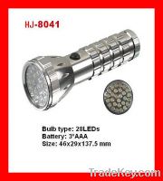 28LED aluminum flashlight HJ-8041