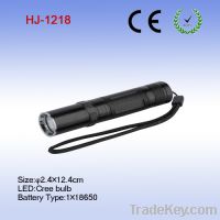 Sell HJ-1218 CREE leds Aluminum zoom cree flashlights
