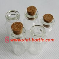 Sell small cork bottle, corked glass bottle