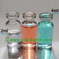 Sell 2ml glass vial for medicine 2ml, 3ml injection