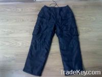 Sell mens winter cotton-padded cargo pants