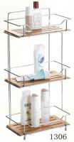 bathroom rack with bamboo 1306