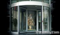 Sell 3 wing automatic revolving door with exhibition