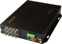HC1008 8-channel digital video fiber optic transmitter/receiver