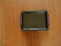 Sell  silicone square pan with two handles