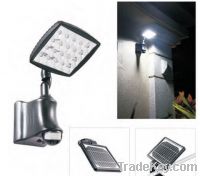 Sell high power LED solar security light with PIR motion sensor