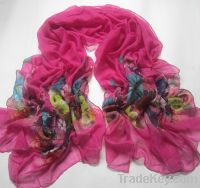 Sell woman's cotton&polyester scraf