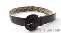 Fashion  braided elastic belt