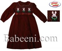 hand-made bishop dress, children garment