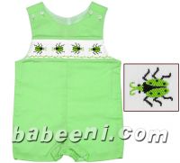 baby boy romper, smocking boy clothing