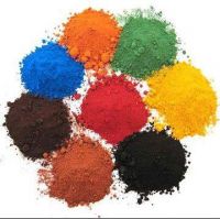 Iron Oxide Red, Yellow, Black, Blue/Green