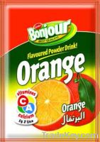 Bonjour orange powder drink
