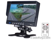 Sell bus monitor 7 inch TFT LCD quad Monitor  YQ-04