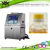 Automatic 4 color inkjet date printing machine for water bottle printing