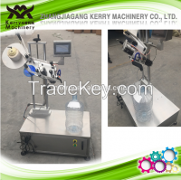 Automatic Big Bottle Top Adhesive Labeling Machine