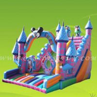 Sell 2011 newest jumping slide, inflatable slide CF-1107