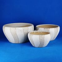small ceramic flowerpot 361P