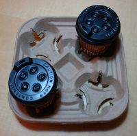 Sell Paper pulp coffee cup tray for 2 and 4 cups