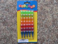 smile face crayons