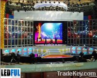 Stage full color indoor P10mm rental led display sign