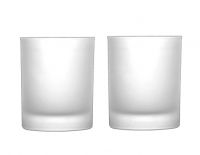 Sell Frosted Votive Candle Holders with Customer logo