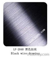 Sell stainless steel colored plate(hairline)