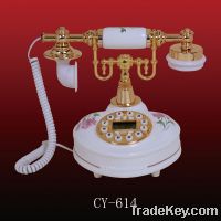 Sell elegant ceramic telephone, wall clock