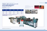 Sell PMMA, ABS multi-layer composite sanitary plate extrusion line