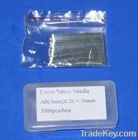 Sell 316L Stainless Steel Tattoo Loose Needles(0.20mm-0.40mm)