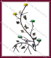 Sell wrought iron candle holder.wholesale candle holders
