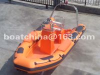 RIB480 rigid inflatable boat grp hull fiberglass hull