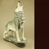 Sell Resin Howling wolf decoration