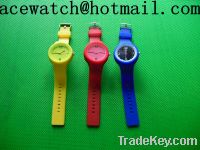 Sell silicone watch (jelly watch) silica gel wristwatches
