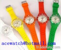 Sell silicone watch silica gel wristwatches papa watches slap band wat