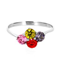 Sell color silver ring jewelry