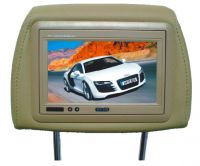 headrest monitor(7inch) with pillow/car monitor/Two video inputs