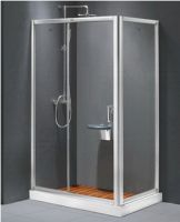 Sell  frame tempered glass shower bathroom  AL8123B