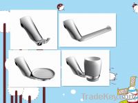 Sell towel bar paper holder soap dish  tumbler holder with glass.hook