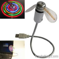 Sell USB Fan With Flashing Colorful (UF-211-03)
