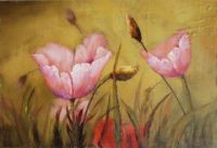 Sell handmade flower decorative oil painting