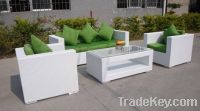 Sell White outdoor furniture rattan sofa sets PF-YY6035
