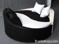 Sell rattan furniture daybed sun lounger PF-DL012